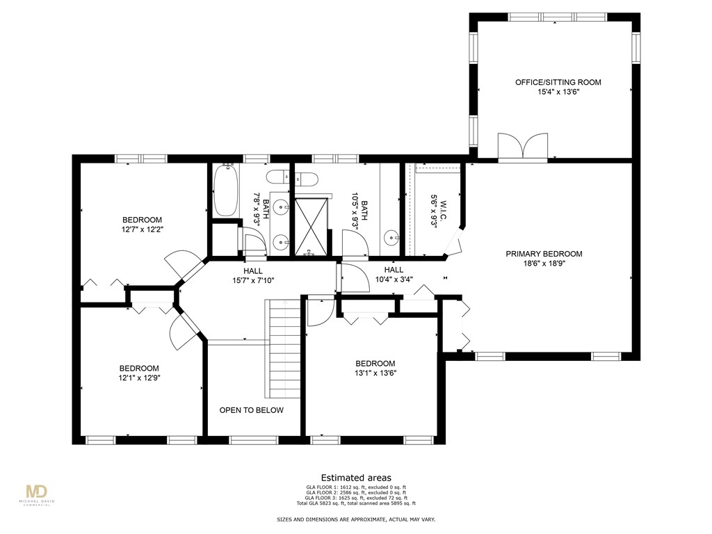 8 Howland Farm Road East Greenwich, RI 02818 - Photo 40 of 42 Second Level - Floor Plan