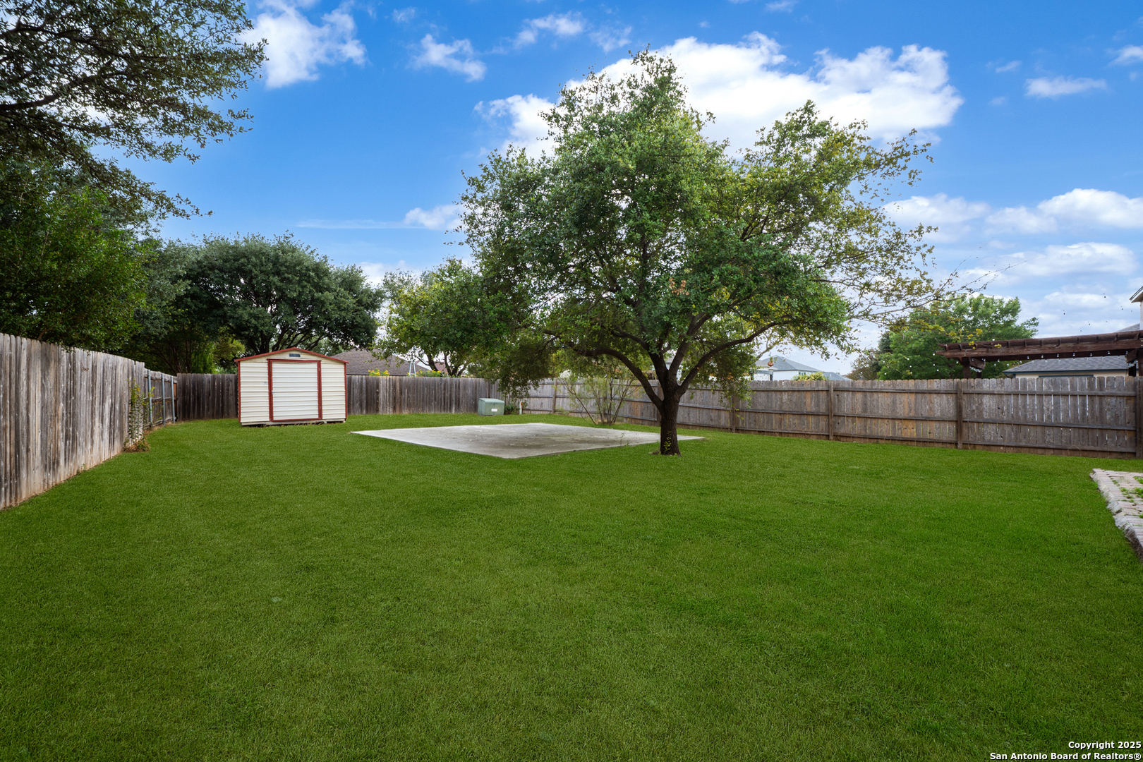 12110 Branding Point Helotes, TX 78023 - Photo 35 of 40 a view of yard with tree s