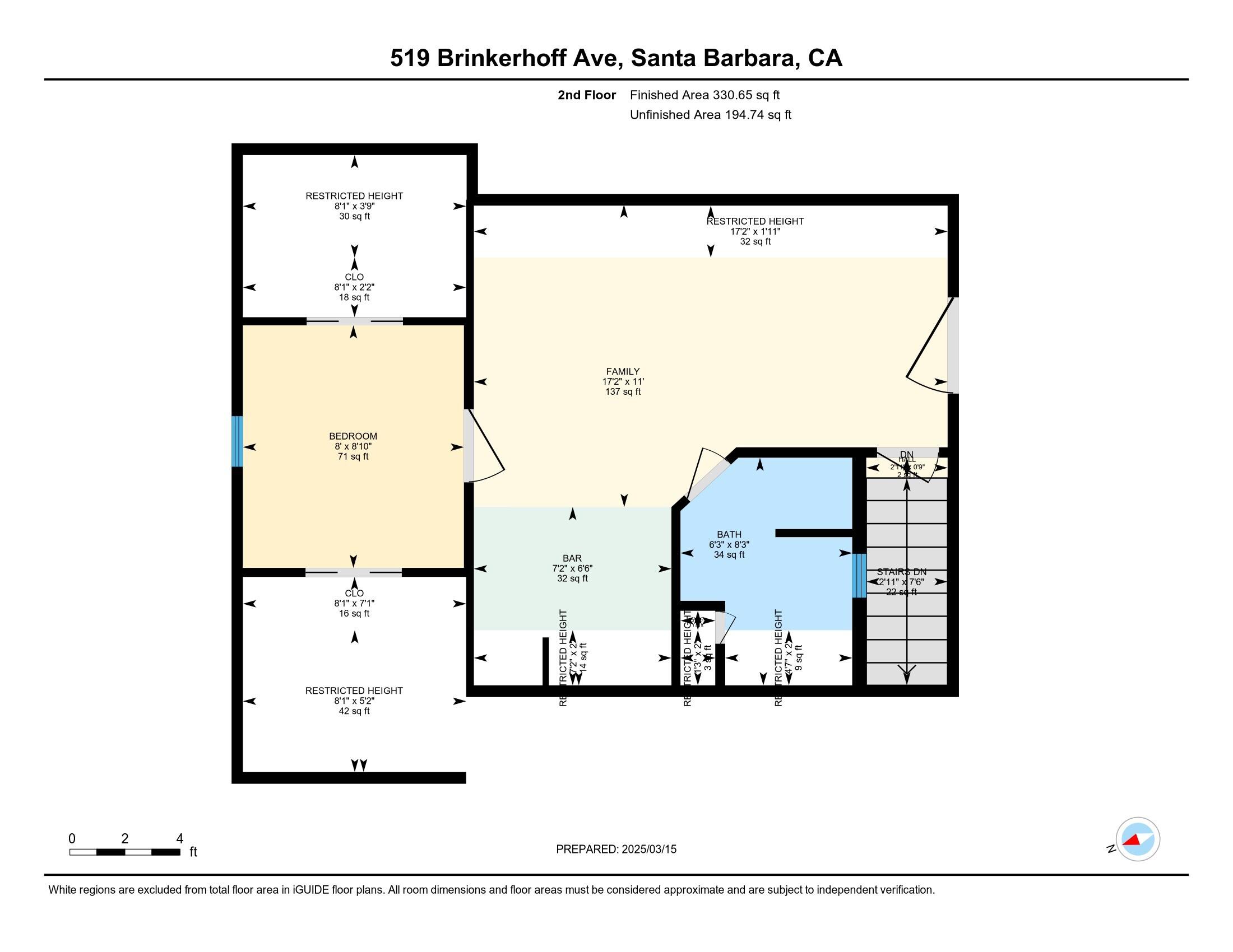 517 Brinkerhoff Avenue Santa Barbara, CA 93101 - Photo 15 of 31 519 Brinkerhoff Ave_floor_plan