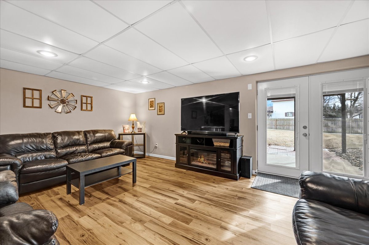 505 West North Street Danvers, IL 61732 - Photo 24 of 45 a living room with furniture and a flat screen tv