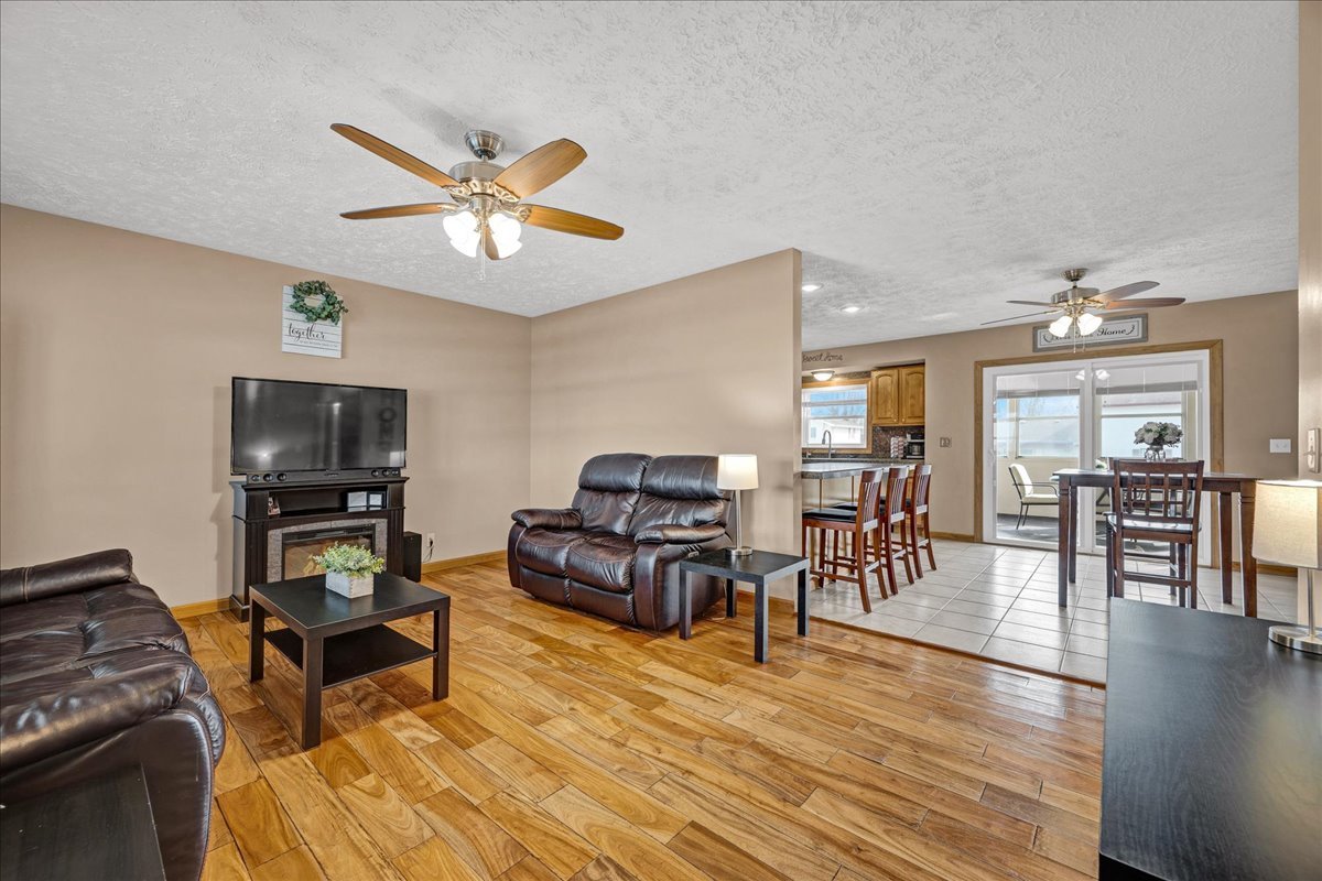 505 West North Street Danvers, IL 61732 - Photo 7 of 45 a living room with furniture and wooden floor