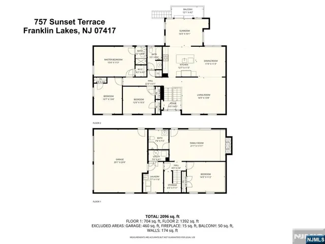 $899,000 | 757 Sunset Terrace, Franklin Lakes, NJ 07417