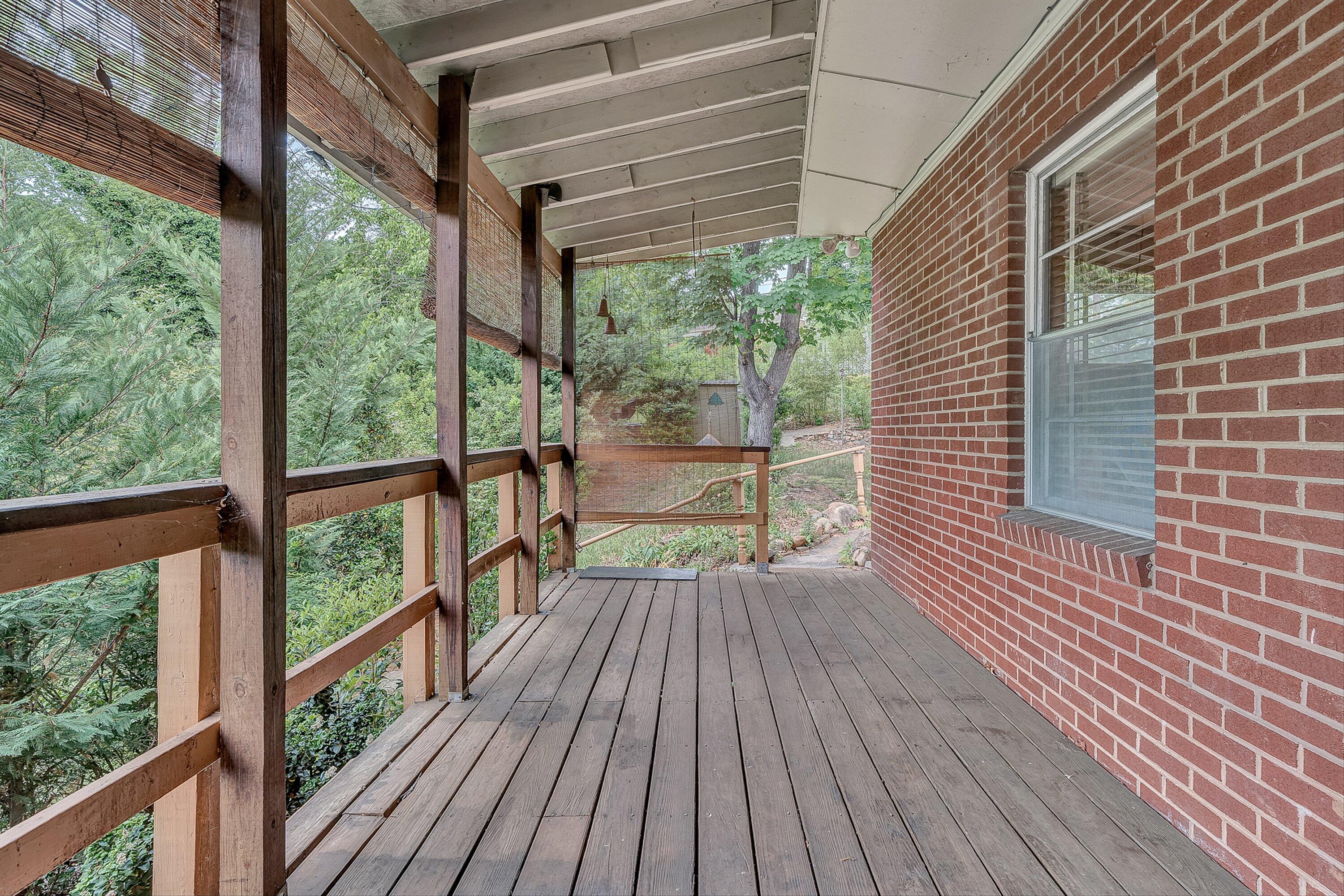 1917 Langdon Road Southwest Roanoke, VA 24015 - Photo 33 of 42 a view of a balcony with wooden floor