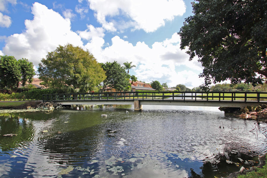 58 Dunbar Road Palm Beach Gardens, FL 33418 - Photo 35 of 36 Lake behind home