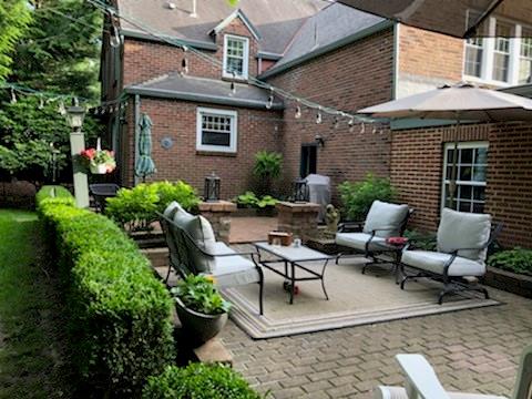 1265 Highland Road Sharon, PA 16146 - Photo 22 of 25 Beautiful brick patio just in time for spring and summer entertaining.