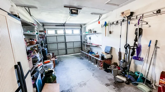 a view of a storage room with a lot of stuff