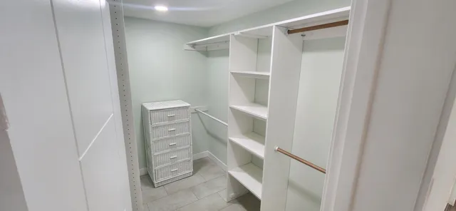 a view of walk in closet