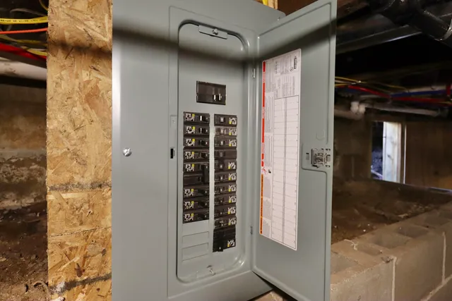 a view of a storage room