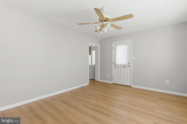 a view of an empty room