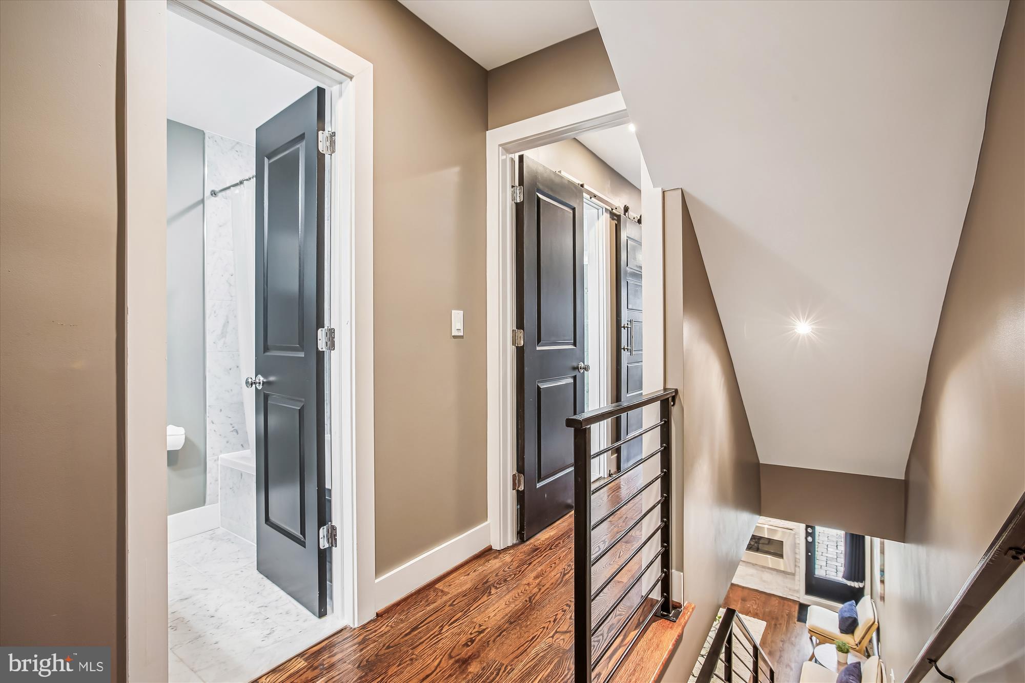 1521 9th Street Northwest Washington, DC 20001 - Photo 29 of 35 a view of an entryway with wooden floor