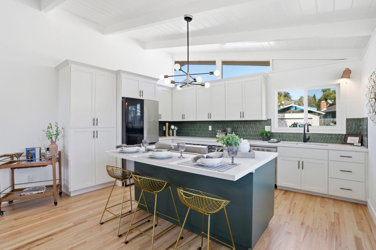 3233 Maplethorpe Lane Soquel, CA 95073 - Photo 7 of 35 a view of a dining table chairs and dishwasher