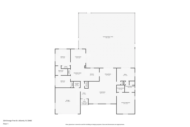 $799,900 | 224 Orange Tree Drive, Atlantis, FL 33462