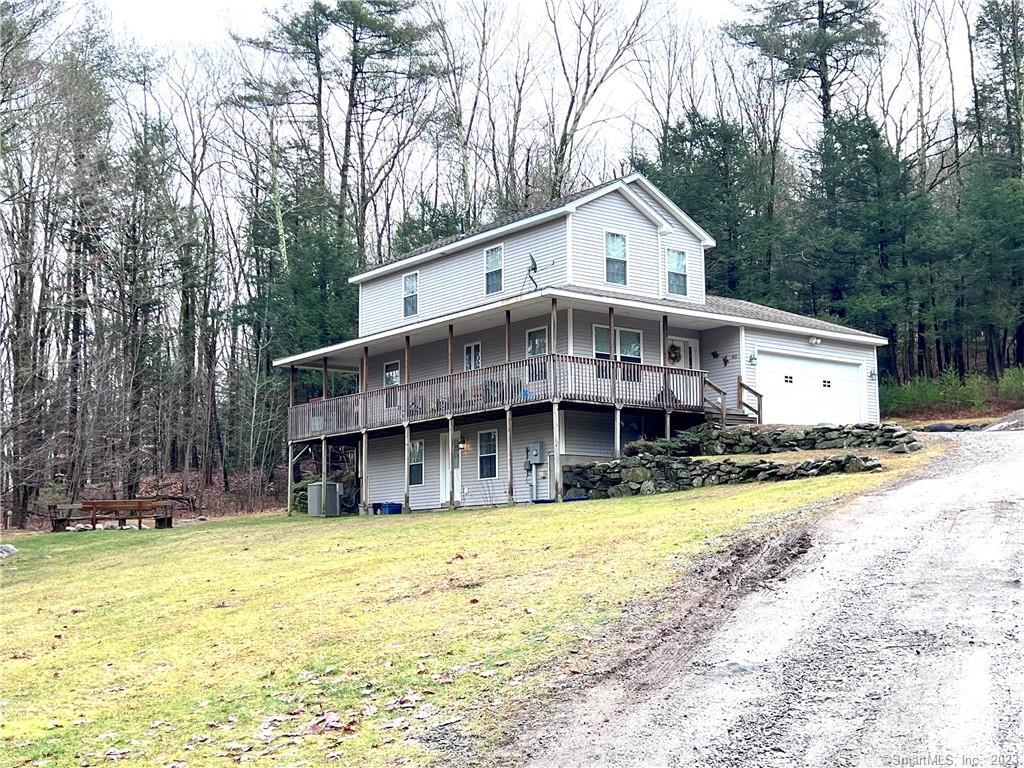 a house view with a outdoor space