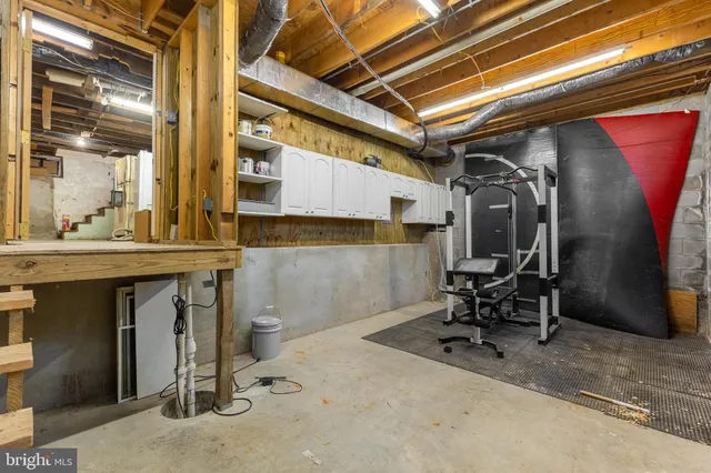 a view of storage and utility room