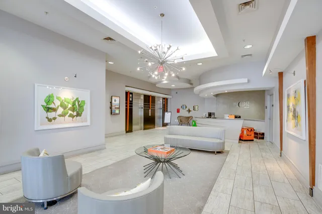 a view of a city with tall buildings