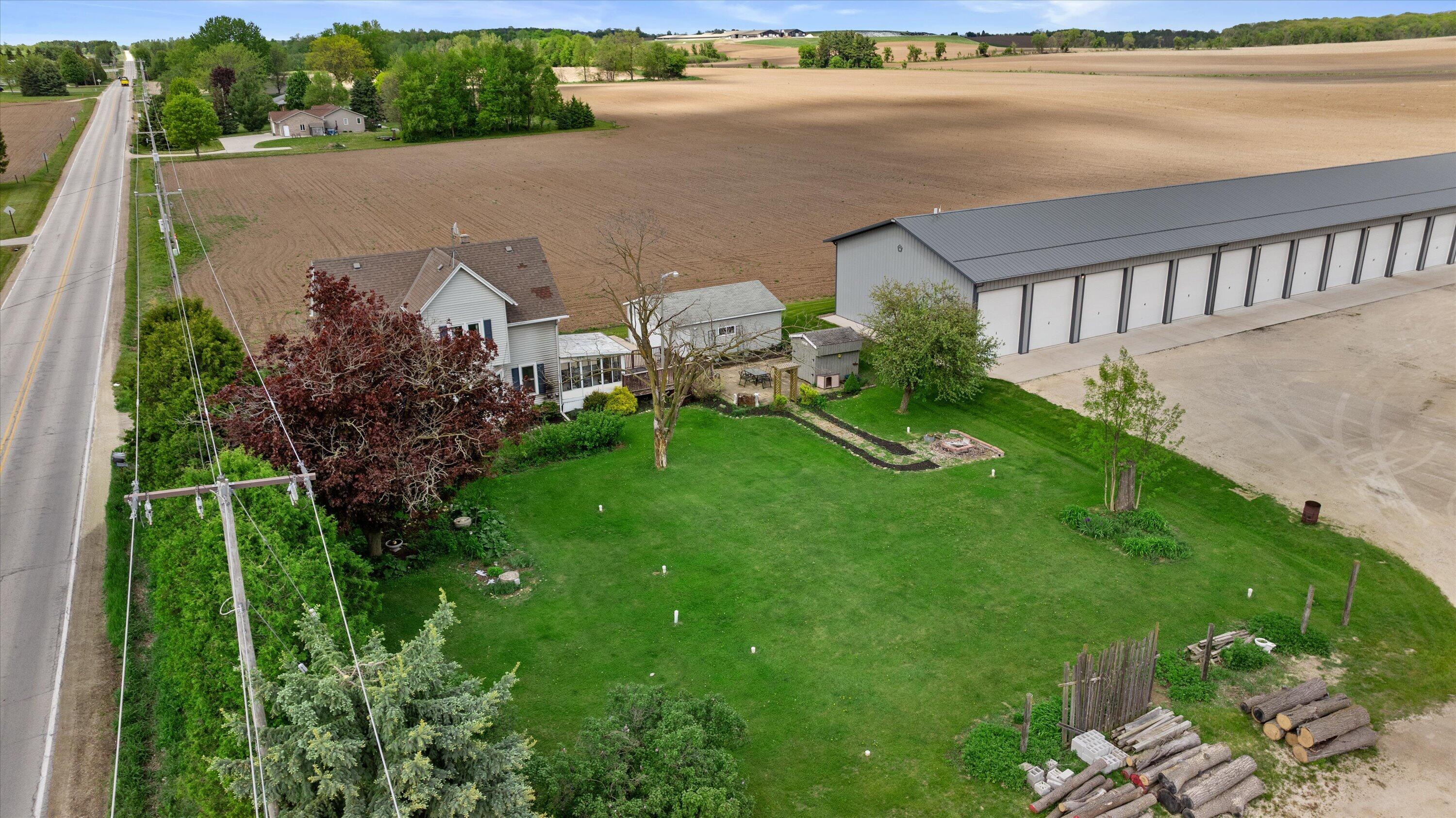 8922 County Highway West Wayne, WI 53010 - Photo 36 of 59 Aerial view