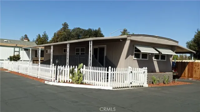 a view of a house with a porch