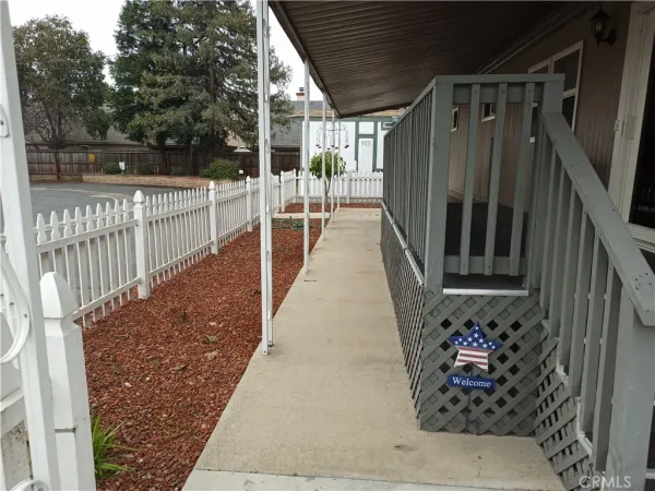 a view of a balcony