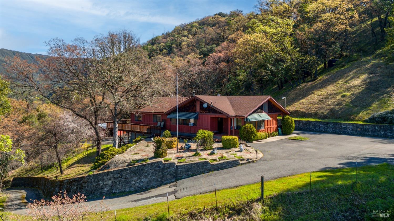 3300 Mill Creek Road Ukiah, CA 95482 - Photo 1 of 1 Stone lined approach to home