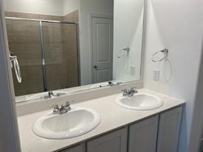 719 Biscay Way Princeton, TX 75407 - Photo 12 of 24 a bathroom with a sink and a mirror
