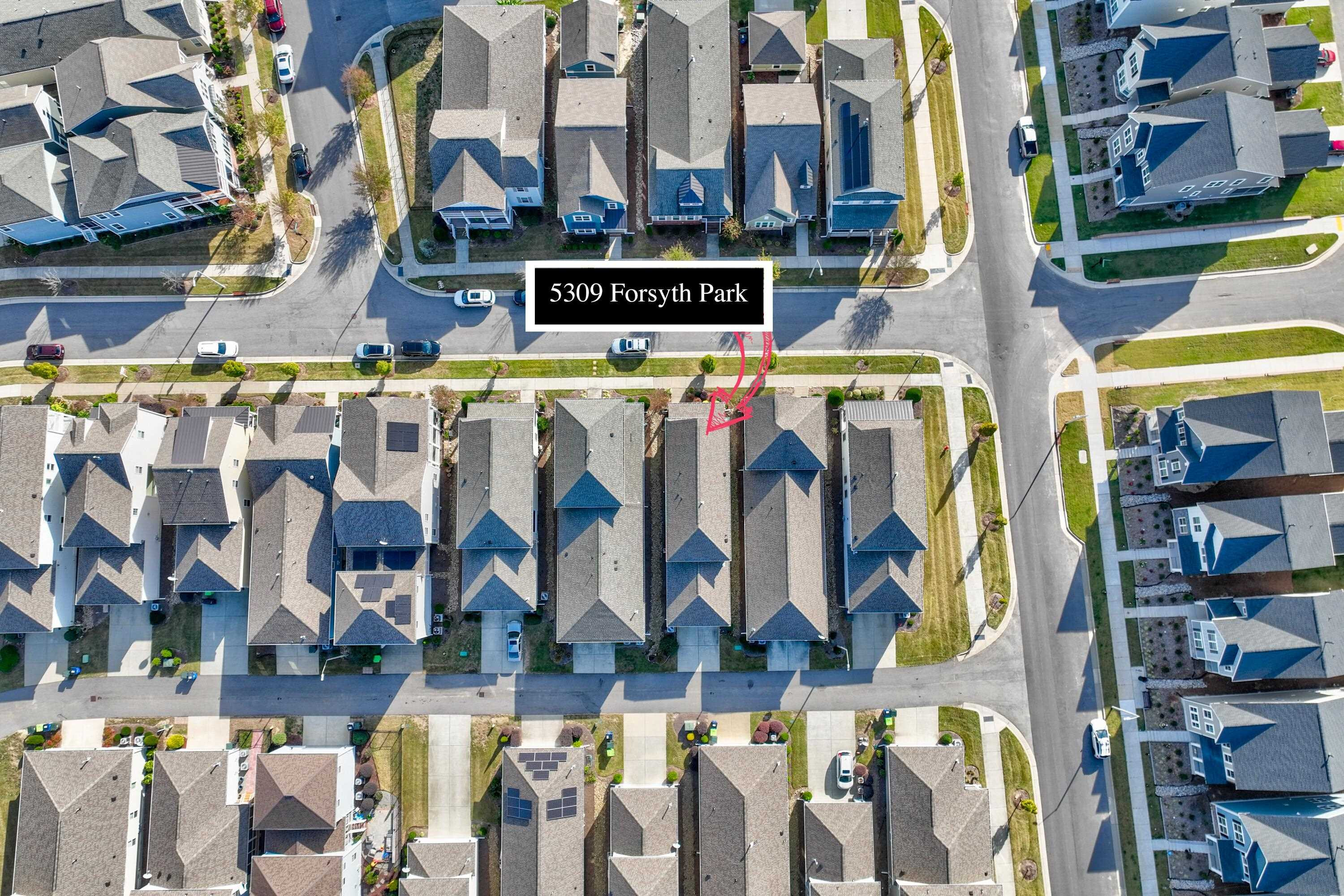 5309 Forsyth Park Street Raleigh, NC 27616 - Photo 28 of 41 Aerial View
