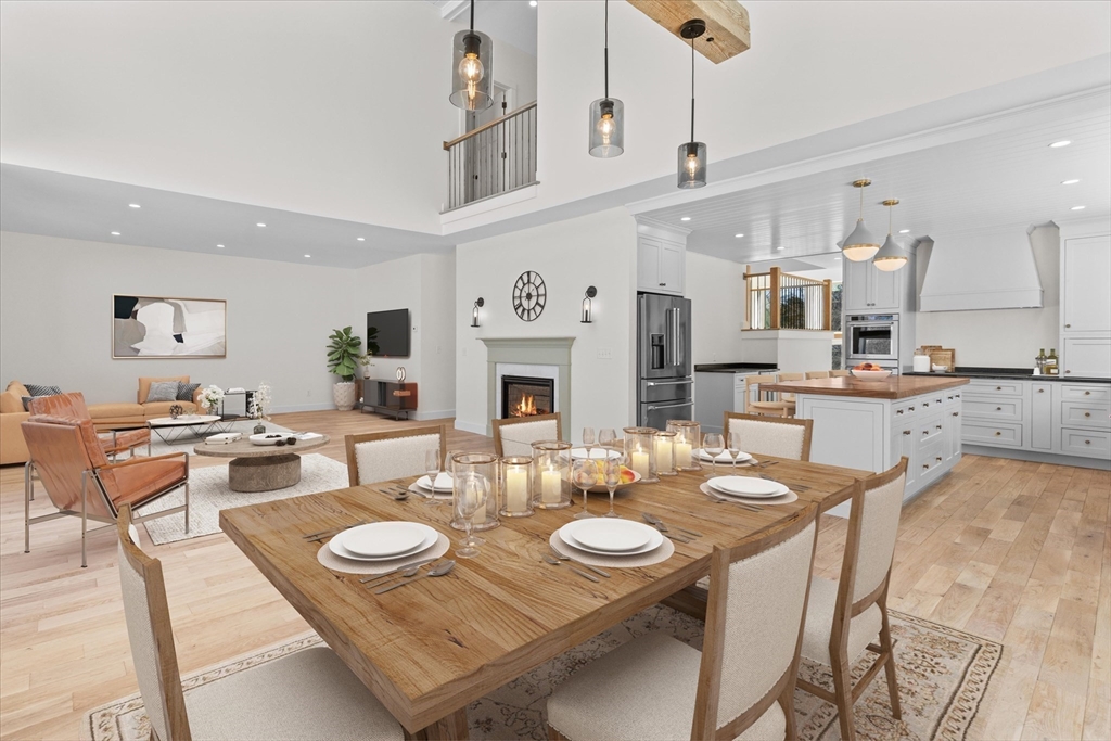7 Justin Circle York, ME 03909 - Photo 17 of 36 a view of a dining room with furniture and a kitchen