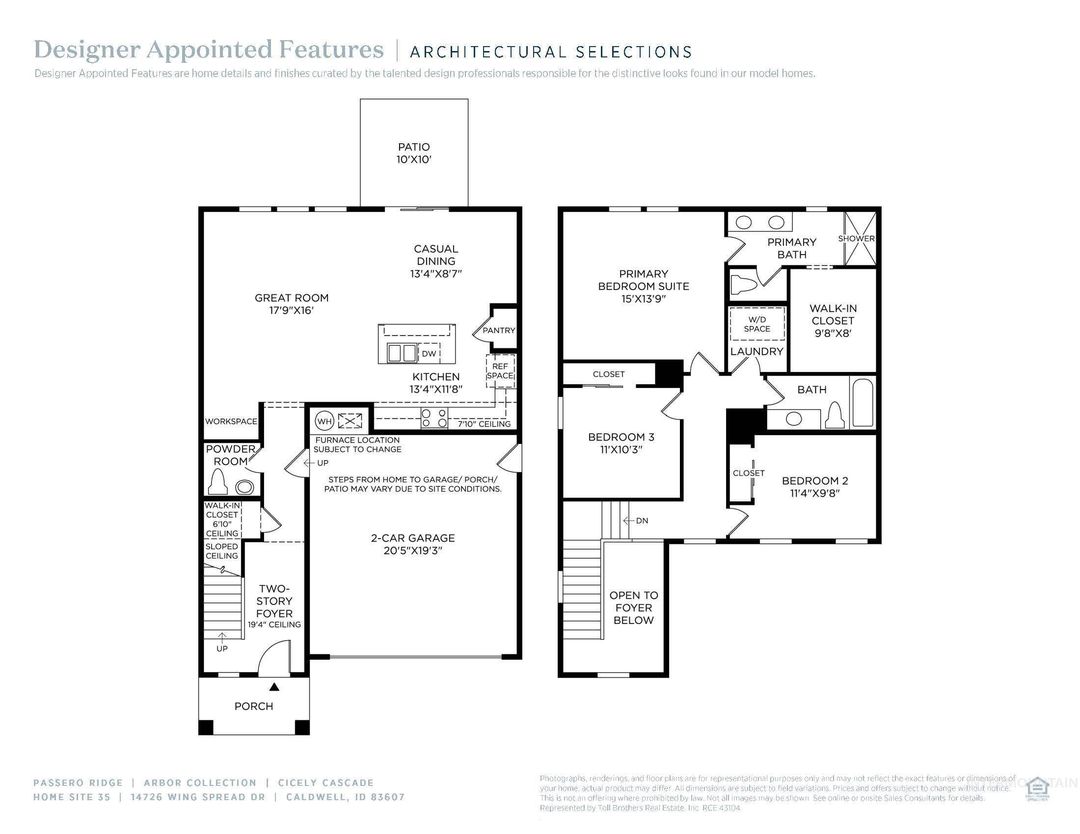 14726 Wing Spread Drive Caldwell, ID 83607 - Photo 35 of 35 View of home floor plan