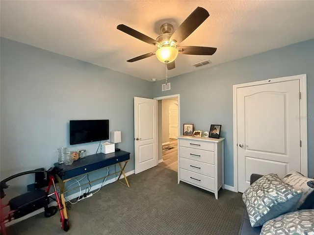 a view of workspace with livingroom