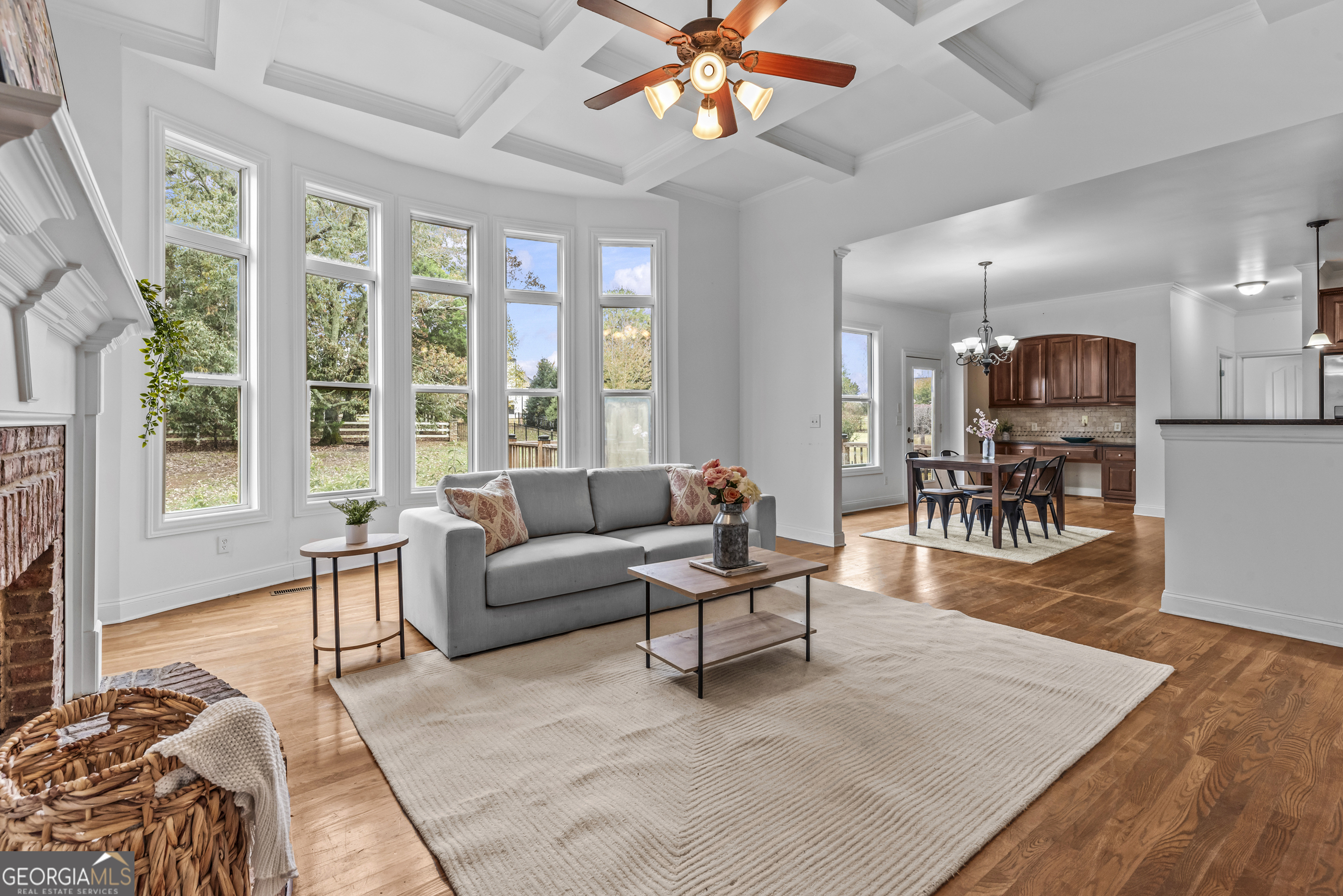 463 Delaperriere Loop Jefferson, GA 30549 - Photo 11 of 75 a living room with furniture and a table with wooden floor