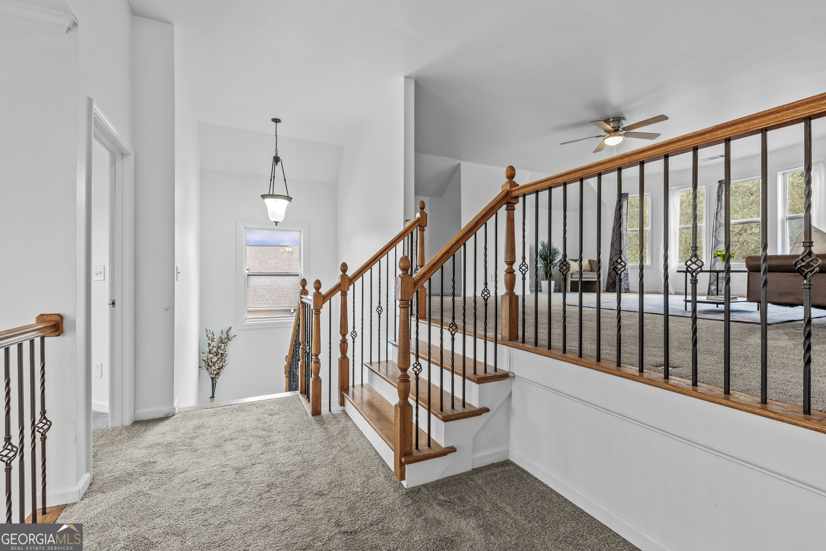 463 Delaperriere Loop Jefferson, GA 30549 - Photo 17 of 75 a view of staircase with rug floor