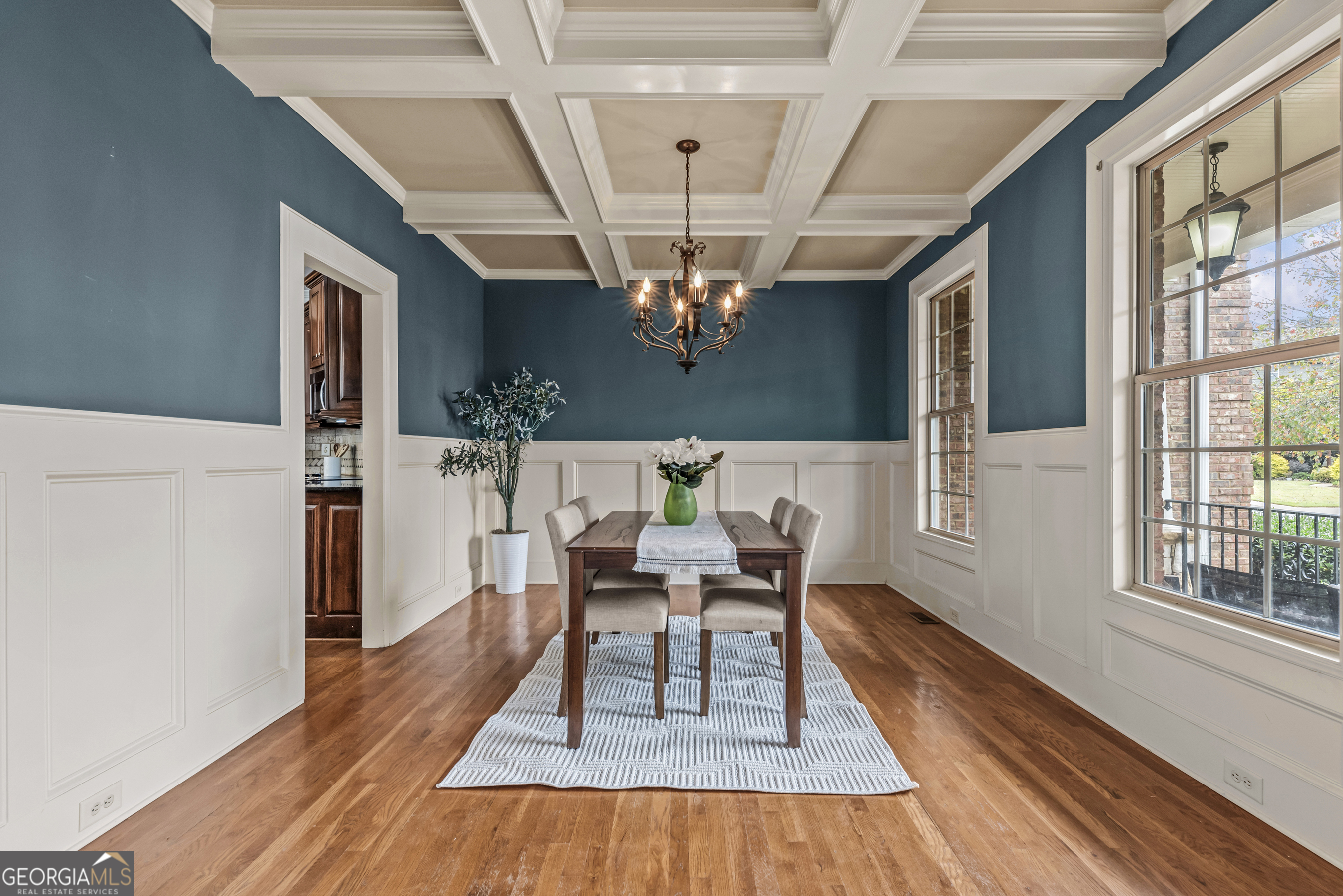 463 Delaperriere Loop Jefferson, GA 30549 - Photo 48 of 75 a view of a dining room with furniture and chandelier