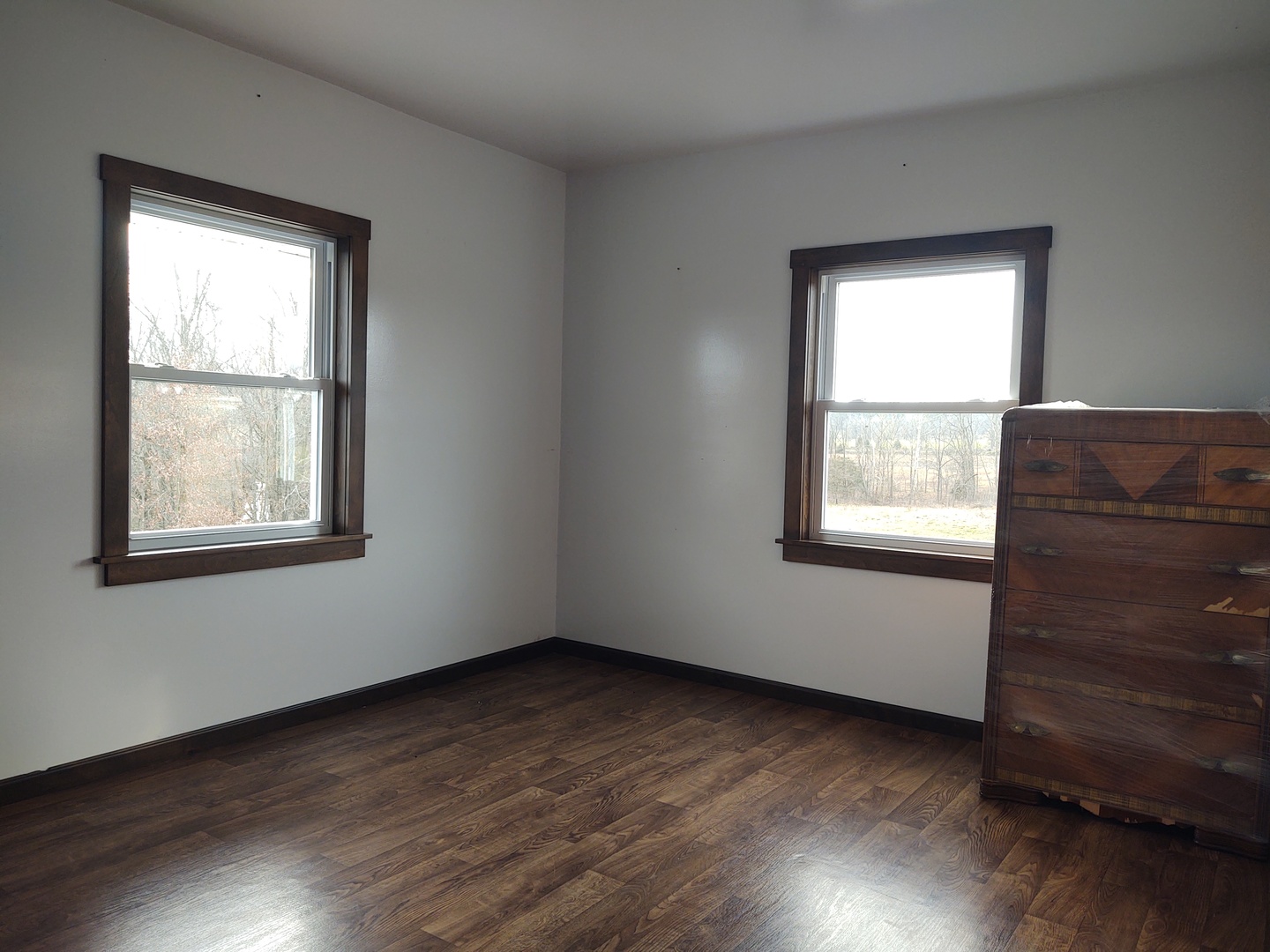 2950 Mt Zion Road Vienna, IL 62995 - Photo 17 of 36 an empty room with wooden floor and windows