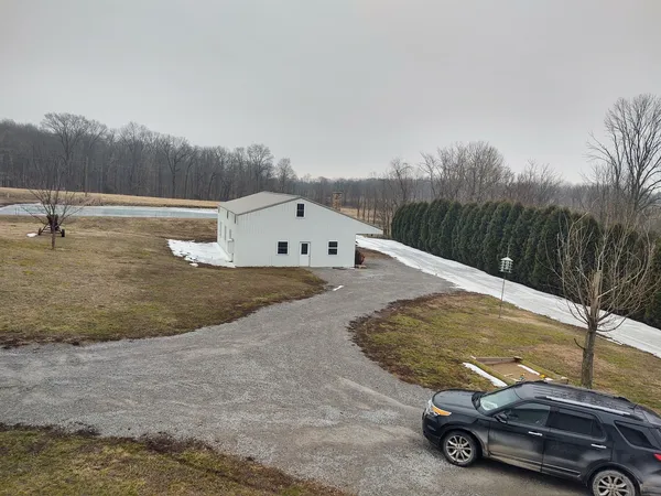 a car parked on the side of the road