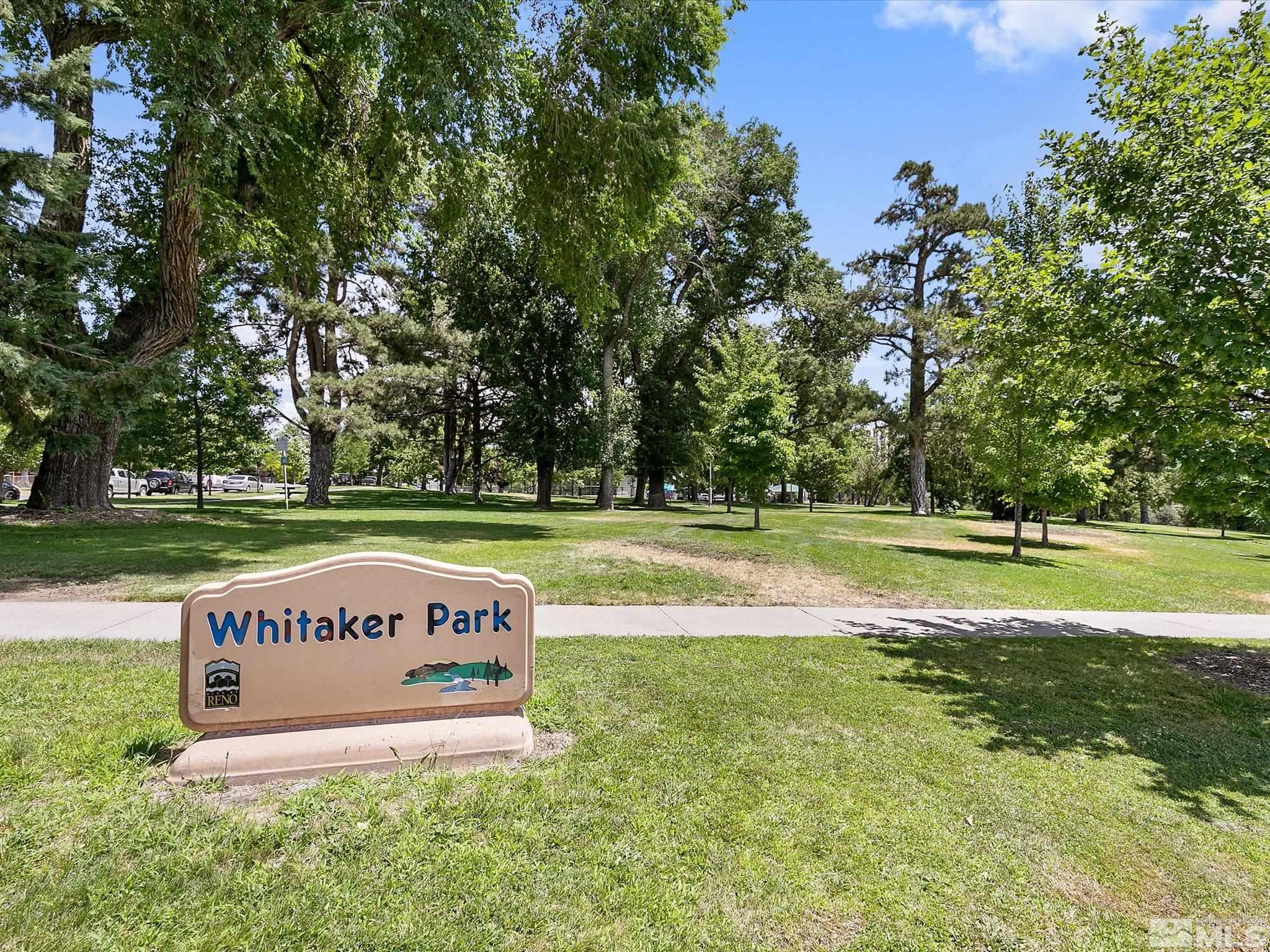 811 Washington Street Reno, NV 89503 - Photo 33 of 35 a view of a park with a bench and trees