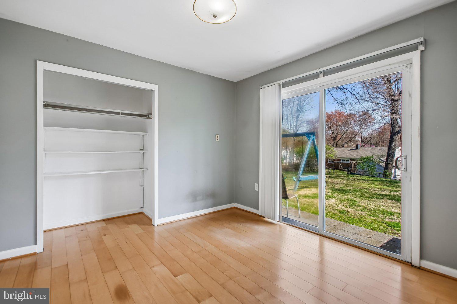 3610 Parklane Road Fairfax, VA 22030 - Photo 49 of 55 a view of room with window and wooden floor