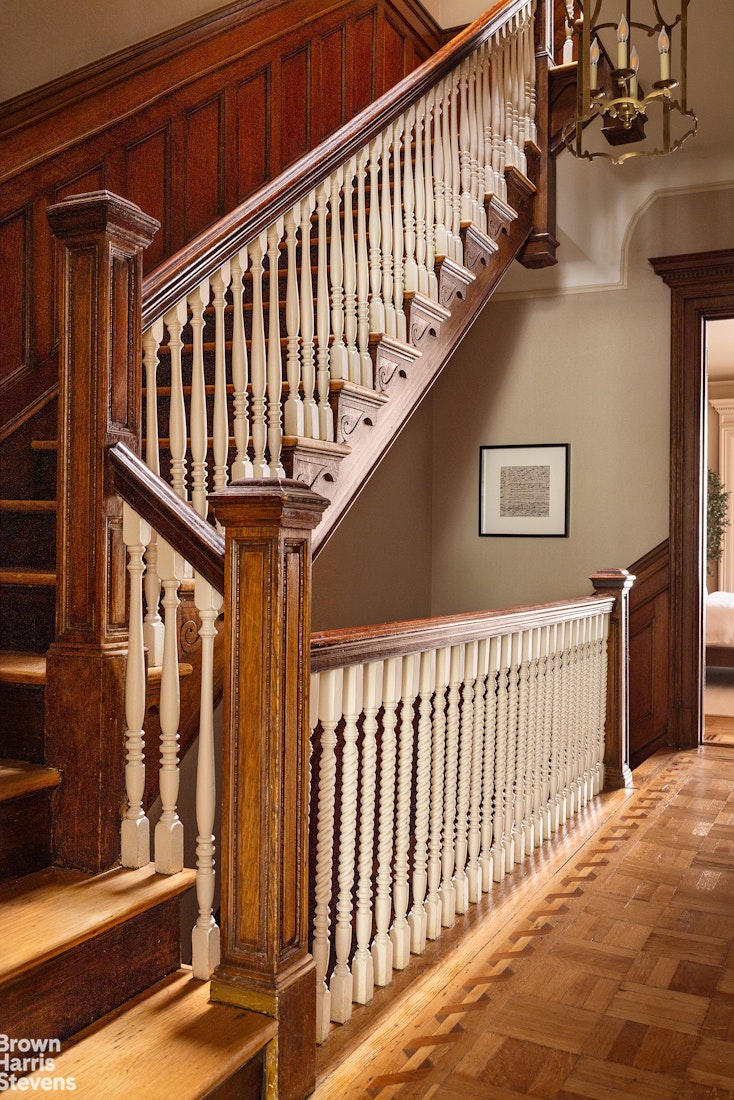57 East 74th Street Manhattan, NY 10021 - Photo 17 of 60 a view of balcony with wooden floor