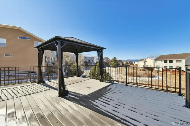 a view of a roof deck