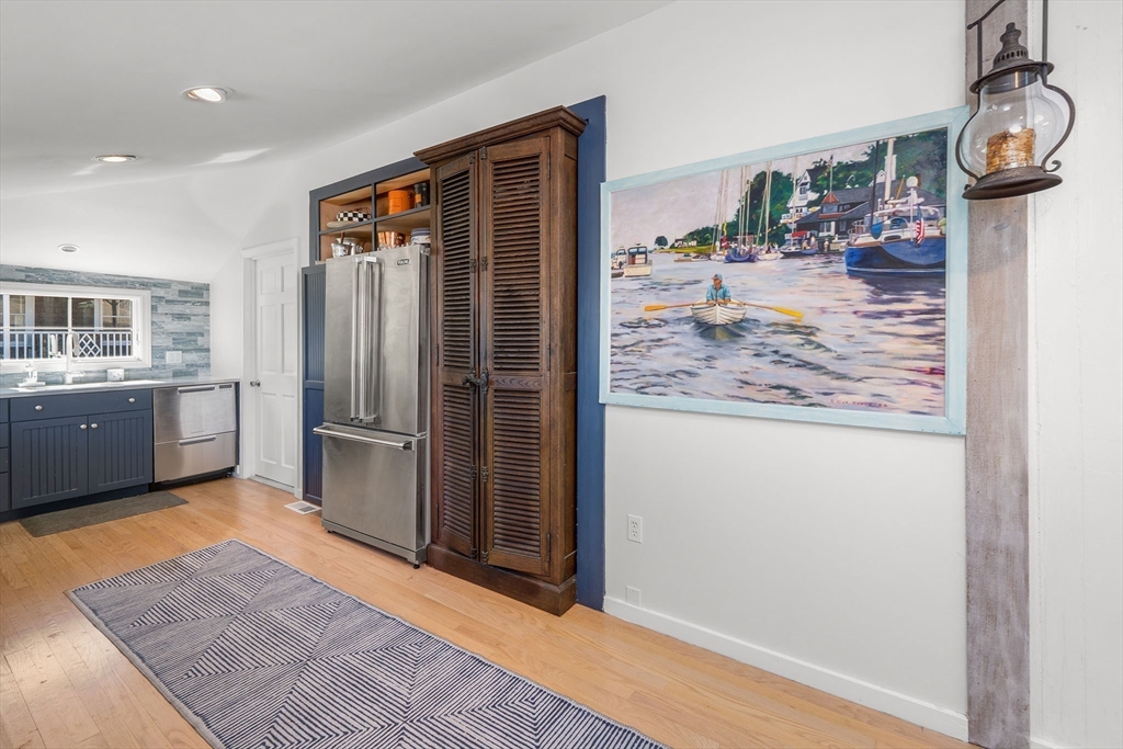 19 Old Garden Road Rockport, MA 01966 - Photo 13 of 42 a view of a kitchen from the hallway