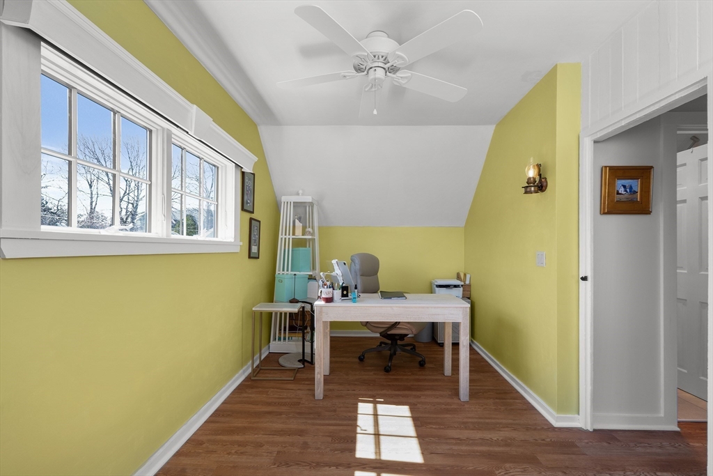 19 Old Garden Road Rockport, MA 01966 - Photo 31 of 42 a view of a workspace with furniture and a window