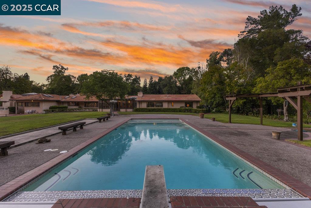 940 Reliez Station Lane Lafayette, CA 94549 - Photo 21 of 53 a view of a swimming pool with a patio
