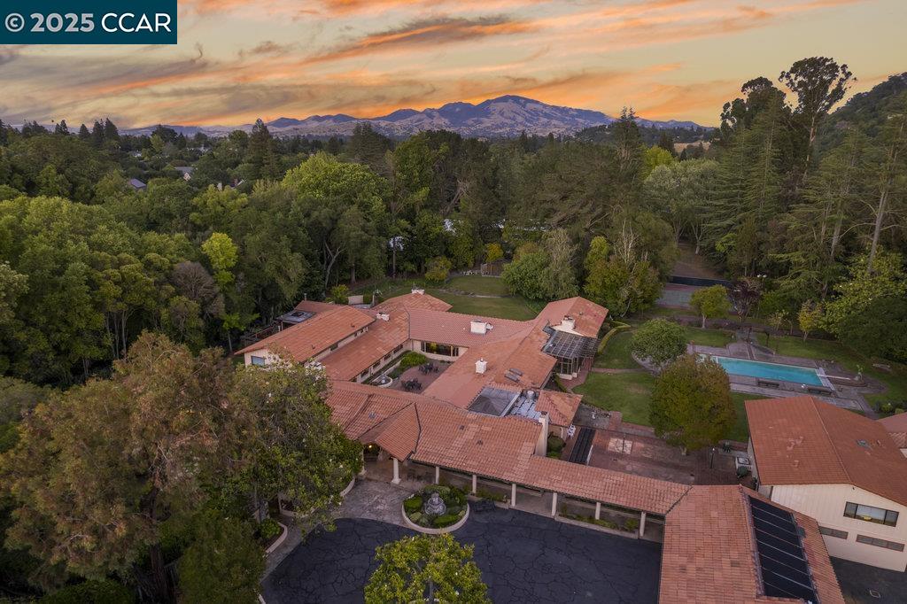 940 Reliez Station Lane Lafayette, CA 94549 - Photo 50 of 53 an aerial view of a house with a garden
