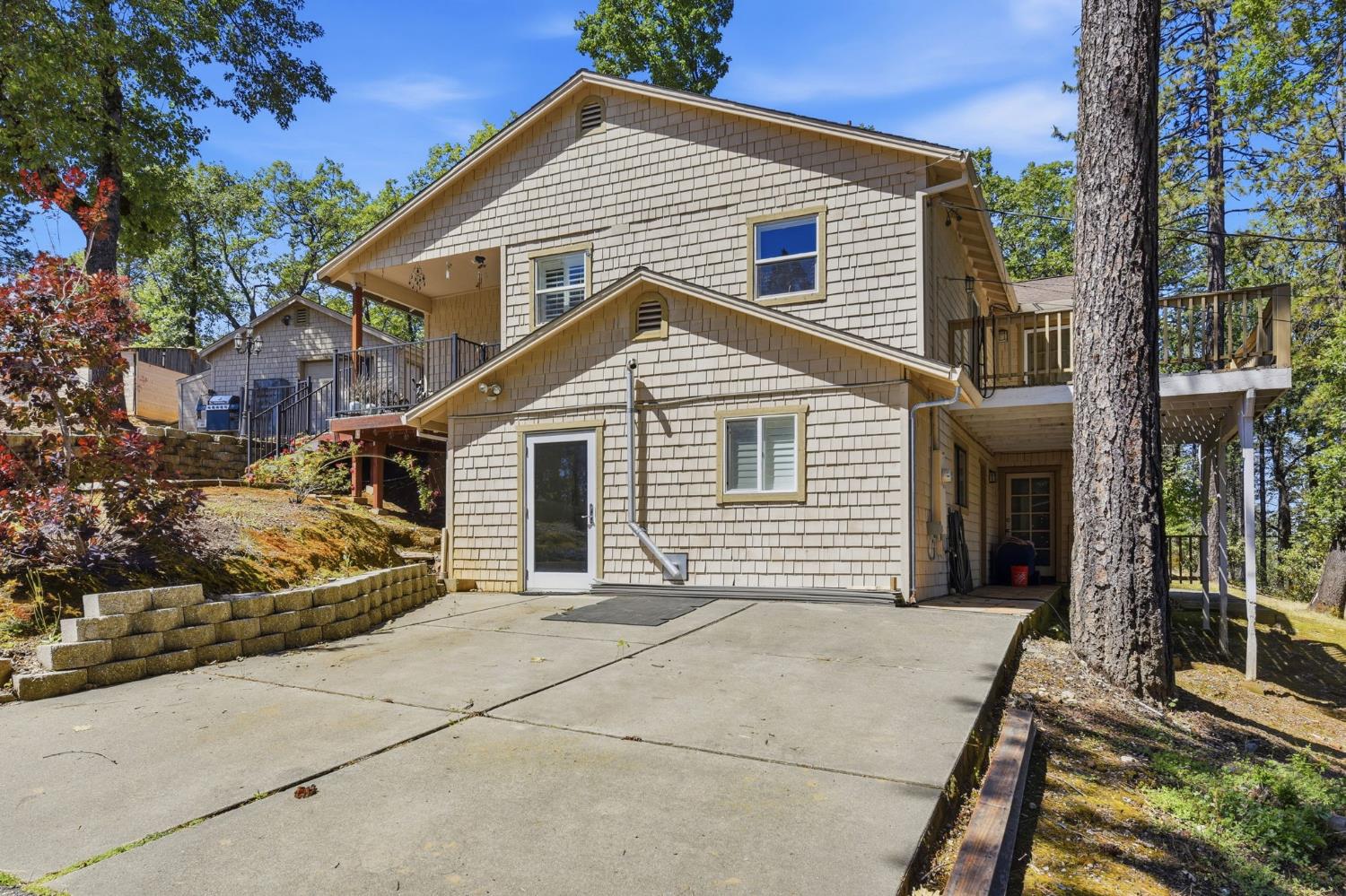 2440 Pleasant Valley Road Placerville, CA 95667 - Photo 2 of 40 view of front of home with a balcony and a patio area