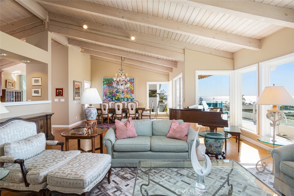 521 Emerald Bay Laguna Beach, CA 92651 - Photo 14 of 42 a living room with furniture and a large window