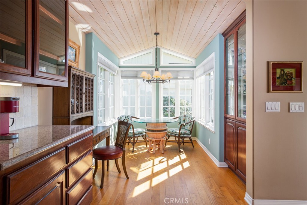 521 Emerald Bay Laguna Beach, CA 92651 - Photo 21 of 42 a view of a dining room with furniture window and outside view