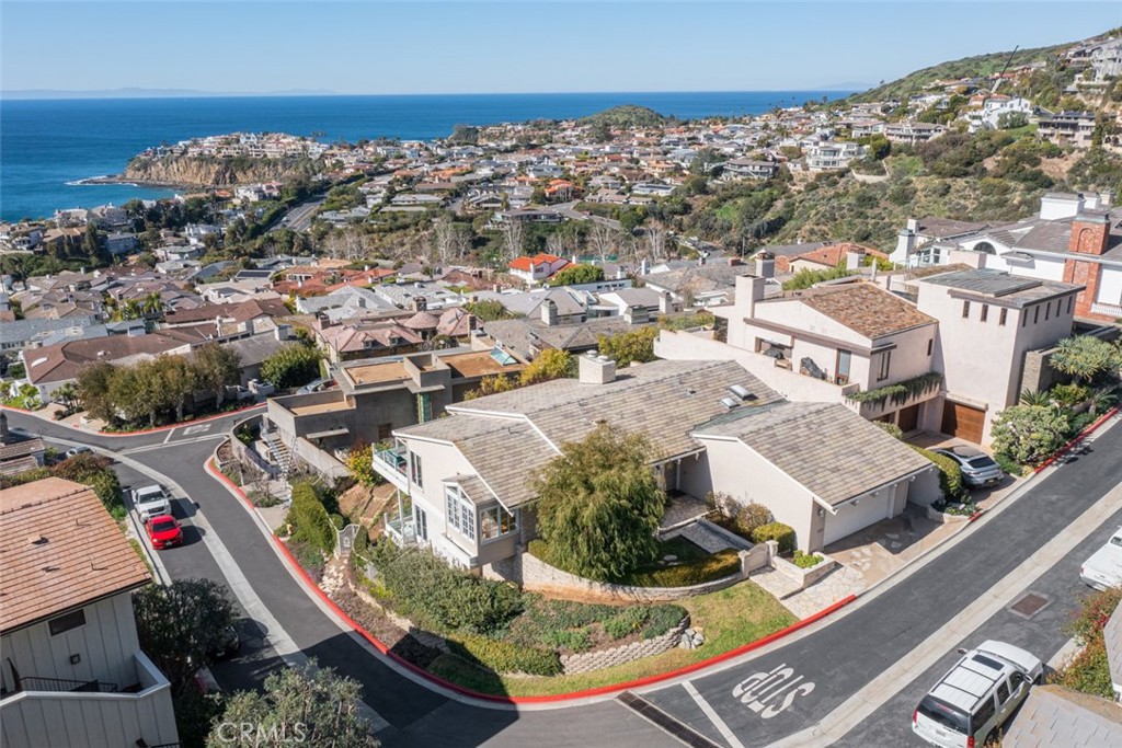 521 Emerald Bay Laguna Beach, CA 92651 - Photo 40 of 42 an aerial view of a house with a ocean view