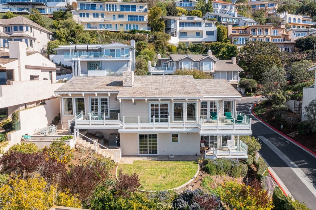 521 Emerald Bay Laguna Beach, CA 92651 - Photo 42 of 42 an aerial view of a house with swimming pool