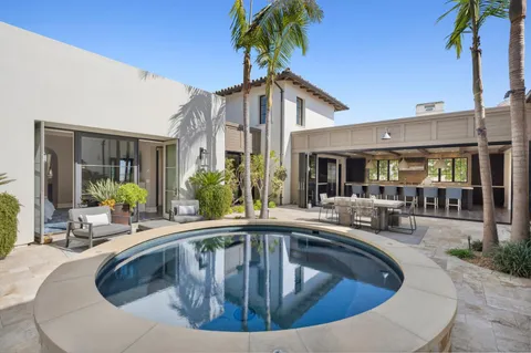 a view of outdoor space yard swimming pool and patio