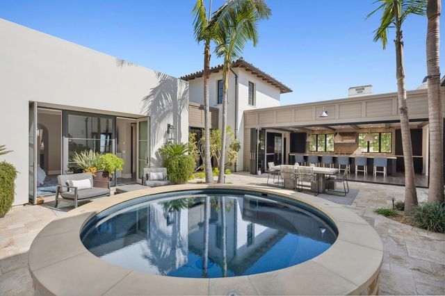 a view of outdoor space yard swimming pool and patio