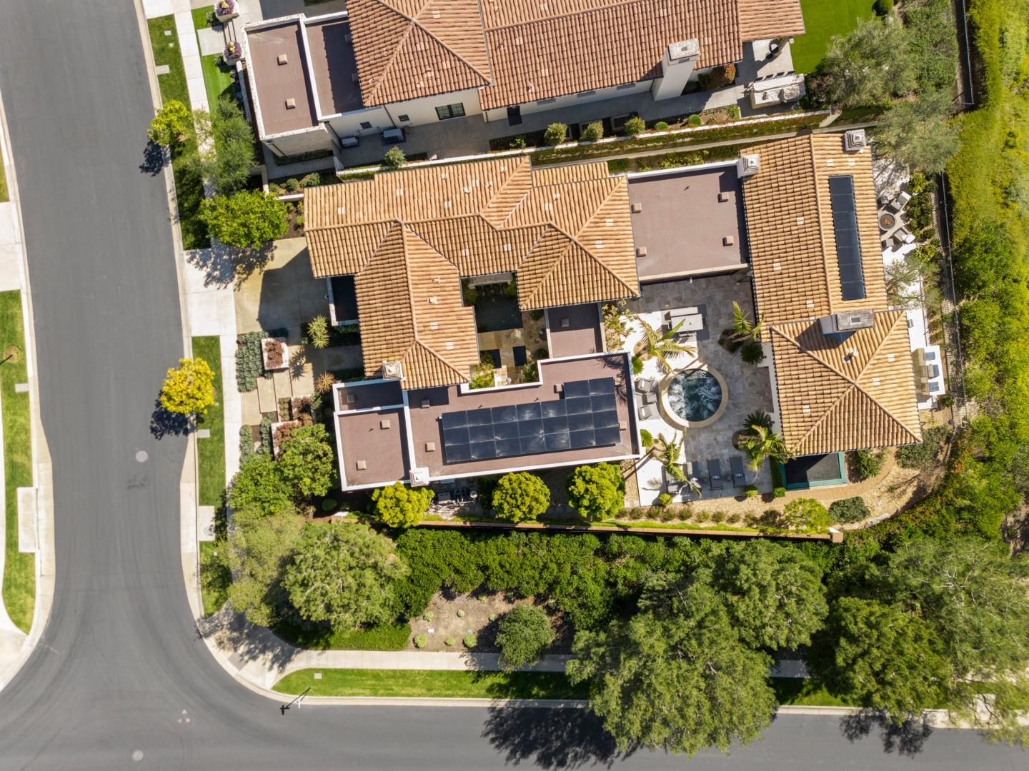 2 Water Port Newport Coast, CA 92657 - Photo 31 of 32 an aerial view of a house with a swimming pool