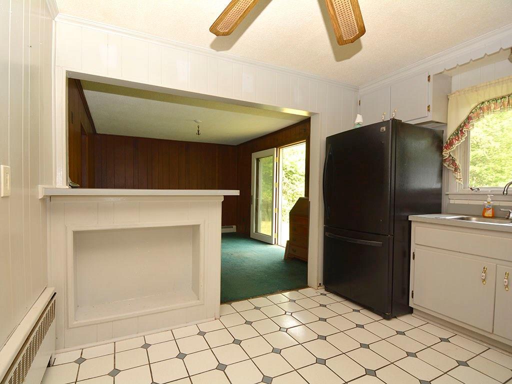 800 Hallowell Road Durham, ME 04222 - Photo 8 of 23 Kitchen with breakfast bar, looking...